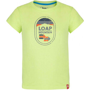 Loap BAMSY Chlapecké triko, světle zelená, velikost 112-116
