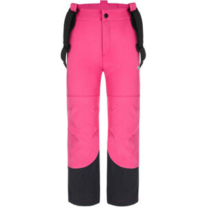 Loap LOCON Dětské softshellové kalhoty, růžová, velikost 158-164