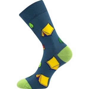 Lonka KEMP Unisexové ponožky, tmavě zelená, velikost 35-38