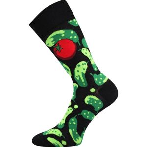 Lonka OKURKY Unisexové ponožky, černá, velikost 43-46