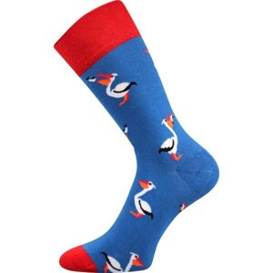 Lonka PELIKÁN Unisexové ponožky, modrá, velikost 35-38