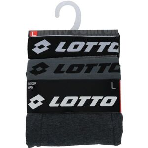 Lotto AUGUSTUS 2PACK Pánské boxerky, černá, velikost XL