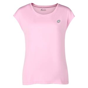 Lotto RUN FIT W OVER TEE Dámské sportovní tričko, růžová, velikost XS