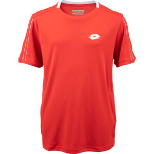 Lotto SQUADRA B II TEE PL Chlapecké tenisové tričko, červená, velikost S