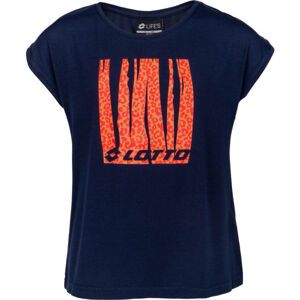 Lotto VICA Dívčí triko s krátkým rukávem, tmavě modrá, velikost 116-122