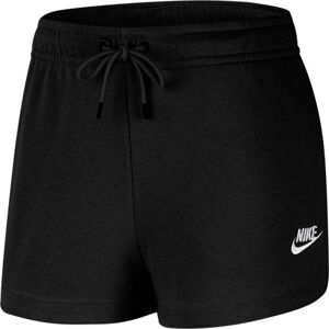 Nike NSW ESSNTL SHORT FT W Dámské sportovní šortky, černá, velikost XL