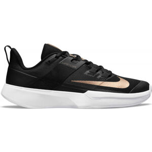 Nike COURT VAPOR LITE HC W Dámská tenisová obuv, černá, velikost 38.5