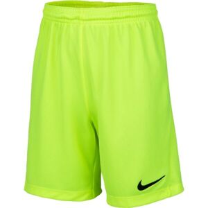 Nike DRI-FIT PARK 3 Chlapecké fotbalové kraťasy, reflexní neon, veľkosť M