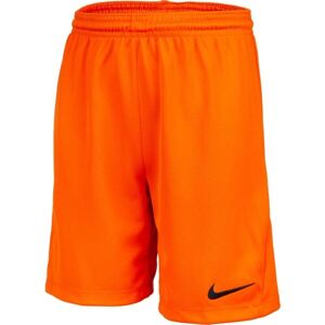 Nike DRI-FIT PARK 3 JR TQO Chlapecké fotbalové kraťasy, oranžová, velikost S