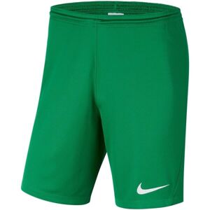 Nike DRI-FIT PARK 3 Chlapecké fotbalové kraťasy, zelená, veľkosť M