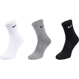 Nike EVERYDAY CUSH CREW 3PR U Ponožky, černá, velikost S