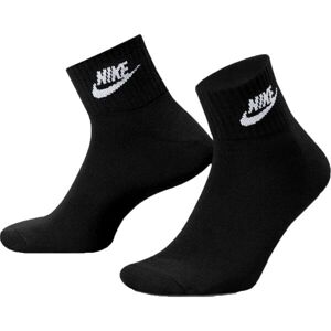 Nike EVERYDAY ESSENTIAL Unisexové ponožky, černá, velikost