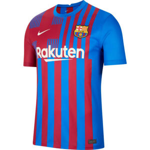 Nike FC BARCELONA 2021/22 HOME Pánské fotbalové tričko, červená, velikost