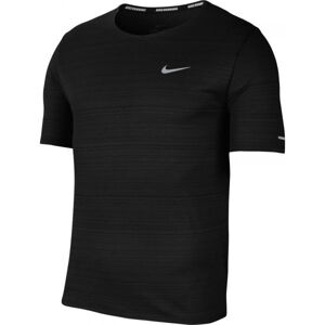 Nike DRI-FIT MILER Pánské běžecké tričko, černá, veľkosť XXL