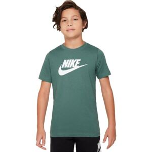 Nike SPORTSWEAR FUTURA Chlapecké tričko, zelená, velikost