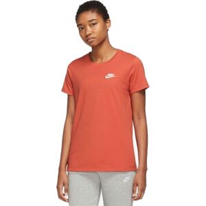 Nike NSW CLUB TEE W Dámské tričko, oranžová, velikost M