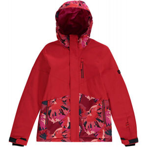 O'Neill PG CORAL JACKET Dívčí lyžařská/snowboardová bunda, červená, velikost 170