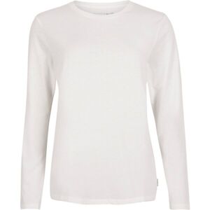 O'Neill ESSENTIAL T-SHIRT L/SLV Dámské tričko s dlouhým rukávem, bílá, velikost XL