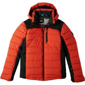 O'Neill IGNEOUS JACKET Chlapecká lyžařská/snowboardová bunda, červená, velikost 140