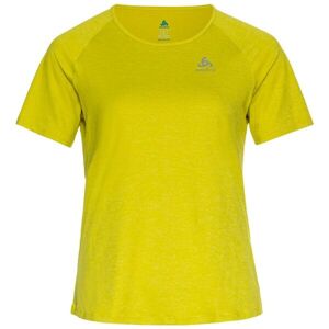 Odlo W RUN EASY 365 T-SHIRT CREW NECK SS Dámské běžecké tričko, žlutá, velikost XS