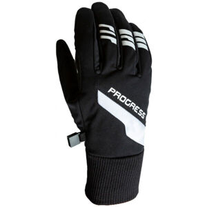 Progress XC GLOVES Zimní zateplené běžkařské rukavice, černá, velikost XL