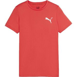 Puma ACTIVE SMALL LOGO TEE Chlapecké sportovní triko, oranžová, veľkosť 152