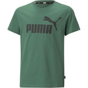 Puma ESSENTIALS LOGO TEE Chlapecké triko, žlutá, veľkosť 164