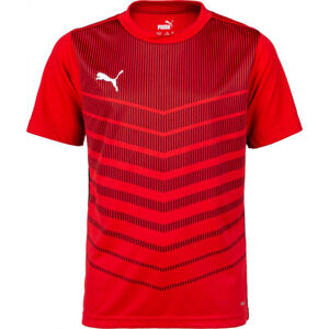 Puma FOOTBALL PLAY GRAPHIC TEE Chlapecký dres, červená, veľkosť 152
