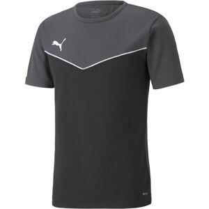 Puma INDIVIDUAL RISE JERSEY TEE Fotbalové triko, černá, velikost