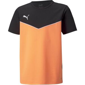 Puma INDIVIDUALRISE JERSEY JR Fotbalové triko, oranžová, velikost 140