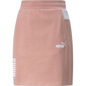 Puma POWE COLORBLOCK SKIRT Dámská sukně, růžová, velikost XS