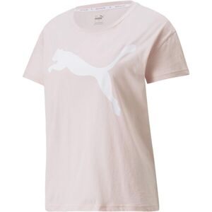 Puma RTG LOGO TEE Dámské triko, růžová, velikost M