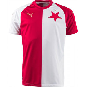 Puma SK SLAVIA HOME JSY KIDS Originální fotbalový dres, červená, velikost 116