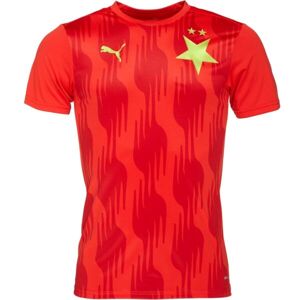 Puma SKS PREMATCH SS JERSEY Pánský fotbalový dres, červená, velikost