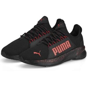 Puma SOFTRIDE PREMIER SLIP ON SPLATTER Pánská fitness obuv, černá, velikost 42.5