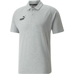 Puma TEAMFINAL CASUALS POLO Pánské triko, šedá, velikost XXL