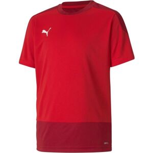 Puma TEAMGOAL 23 TRAINING JERSEY JR Chlapecké fotbalové triko, červená, velikost 164