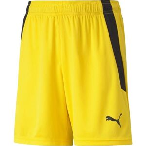 Puma TEAMLIGA SHORTS JR Juniorské šortky, žlutá, velikost 152