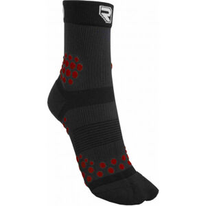Runto TRAIL Kompresní sportovní ponožky, černá, velikost 36-39