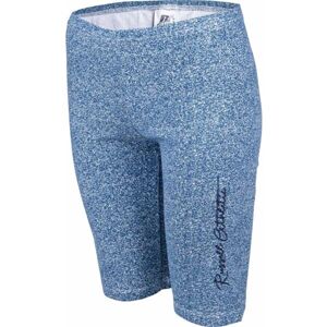 Russell Athletic BIKE PRINT JEANS Dámské šortky, modrá, velikost XS