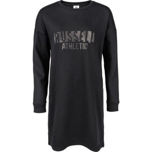 Russell Athletic PRINTED DRESS Dámské šaty, černá, velikost XS