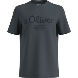 s.Oliver LOGO T-NOOS Pánské tričko, khaki, velikost S