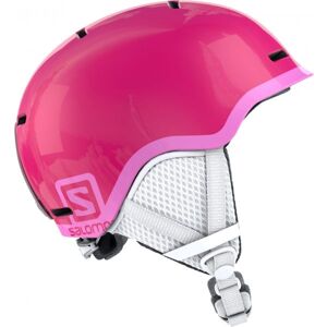 Salomon GROM Juniorská lyžařská helma, růžová, velikost (53 - 56)