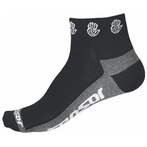 Sensor RACE LITE RUČIČKY Cyklistické ponožky, černá, velikost 9-11