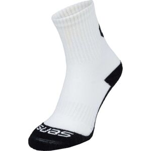 Sensor RACE MERINO BLK Ponožky, bílá, velikost 6-8