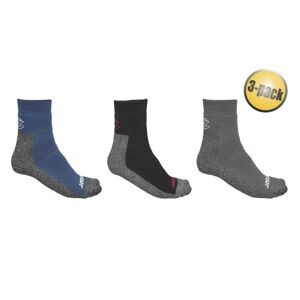 Sensor TREKING 3-PACK Trekové ponožky, šedá, velikost 3-5
