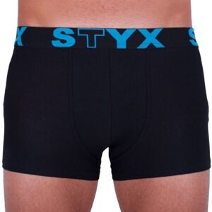 Styx MEN'S BOXERS SPORTS RUBBER Pánské boxerky, černá, velikost S