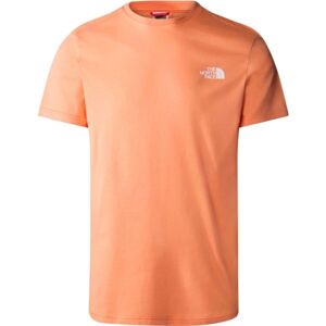 The North Face Pánské tričko s krátkým rukávem Pánské tričko s krátkým rukávem, oranžová, velikost S
