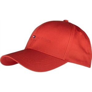 Tommy Hilfiger ESTABLISHED CAP Pánská kšiltovka, červená, velikost UNI