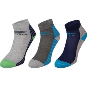 Umbro SPORT SOCKS 3P Dětské ponožky, tmavě modrá, velikost 24-27